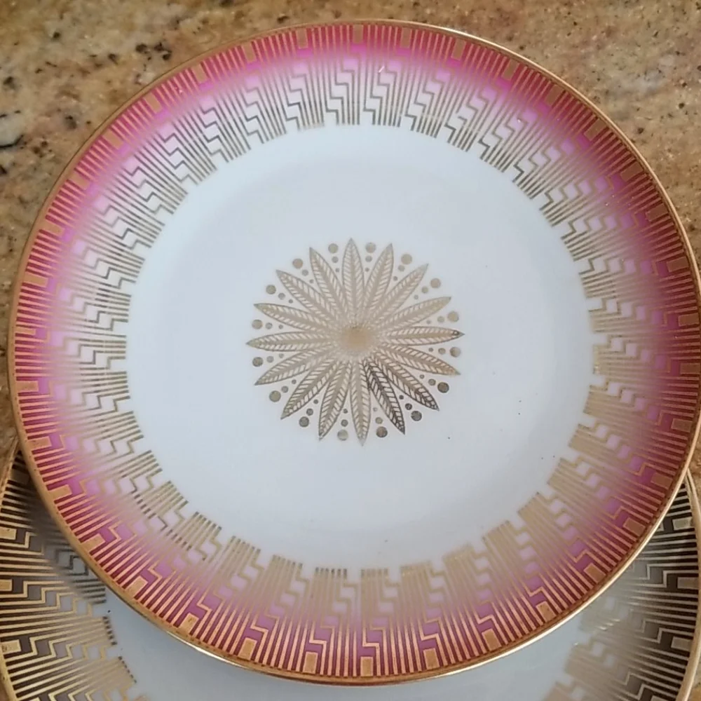 VTG Winterling Bavarian  Porcelain Dessert Plates